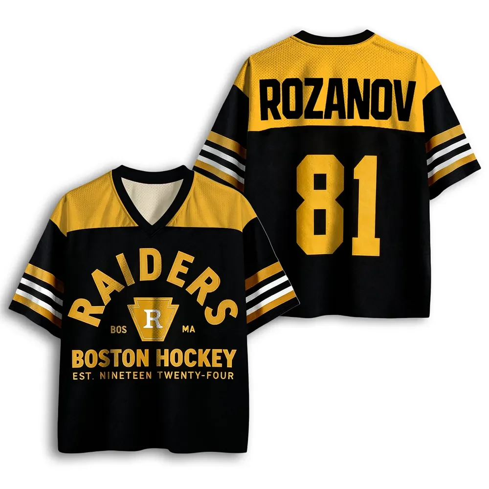 Llya Rozanov 81Bos Raiders T-shirt TV Intense Competition Printed T-shirt Short-sleeved Men's Casual Streetwear Shirt
