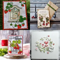 strawberry leaf rattan Metal Cutting Dies Embossing Stencil DIY Scrapbook Paper Album DIY decoration make Mold template