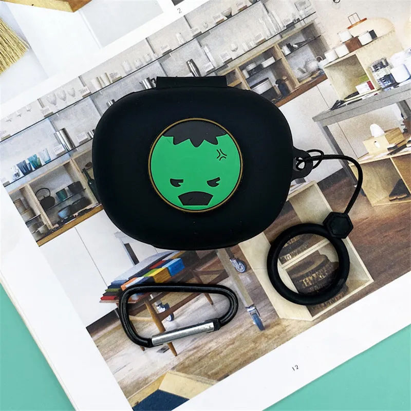 الكرتون مارفل حقيبة سماعة الاذن ل اديفير TWS NB2/NB2 برو سيليكون بلوتوث سماعات شحن صندوق الغطاء الواقي مع الحبل