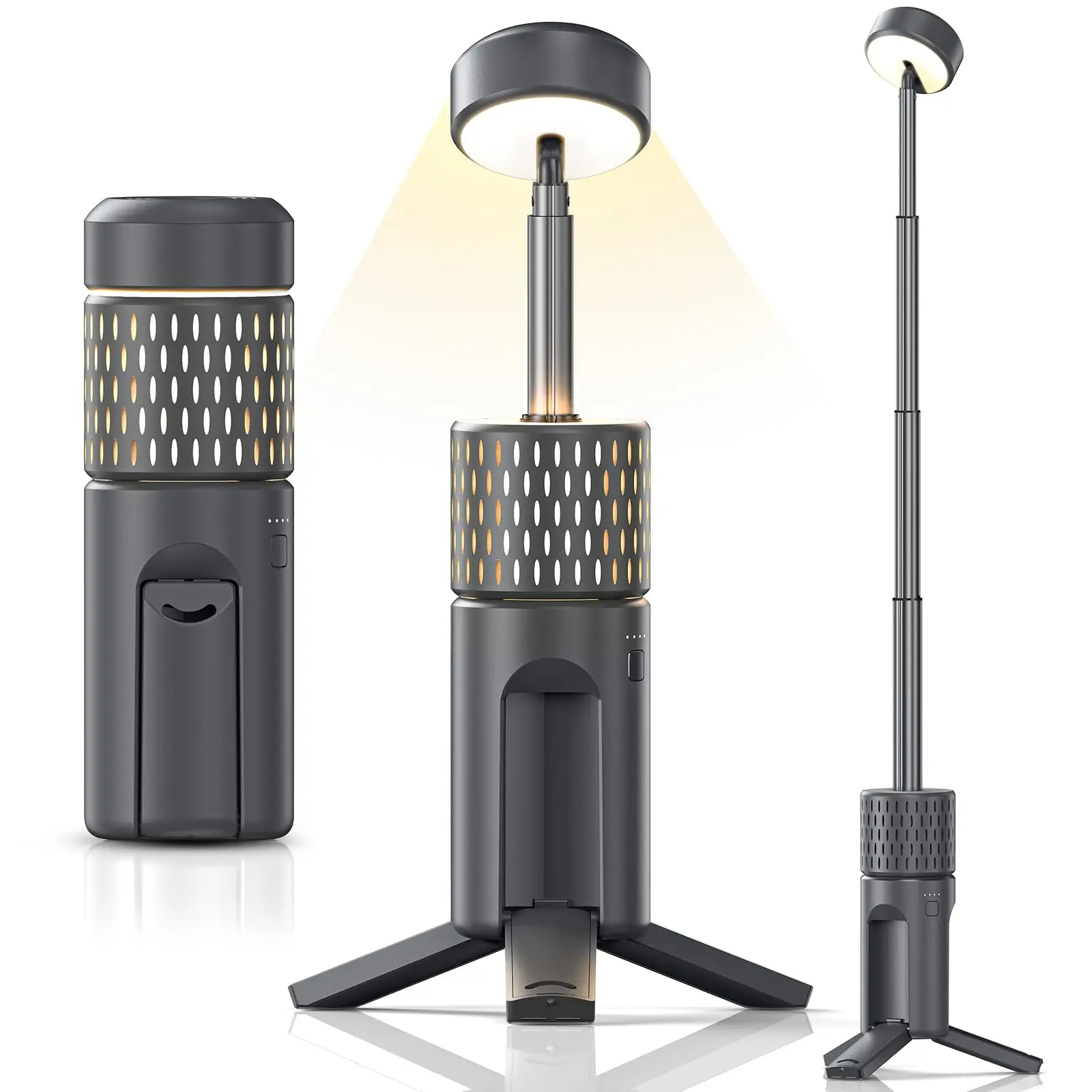 

Telescopic Camping Lights,Rechargeable Camping Lantern,Portable Outdoor Tent Light,Hiking,Emergency, IP54 Waterproof