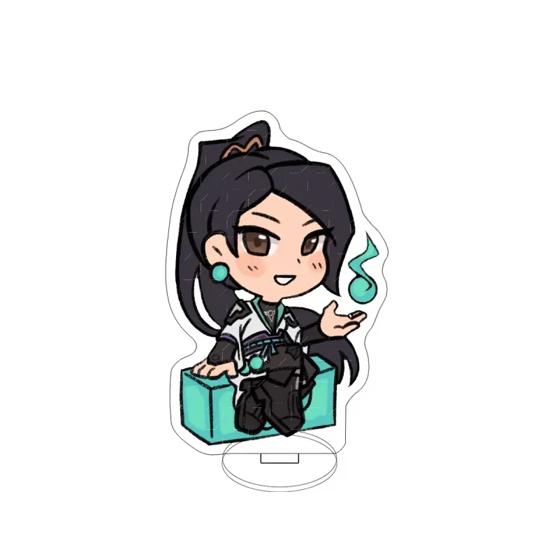 VALORANT Acrylic Stand Waylay/Tejo/Vyse/Deadlock Figure Stand Desk Decor Gifts 10cm Wholesale Keychain Bedroom Decoration 8Pcs view 6