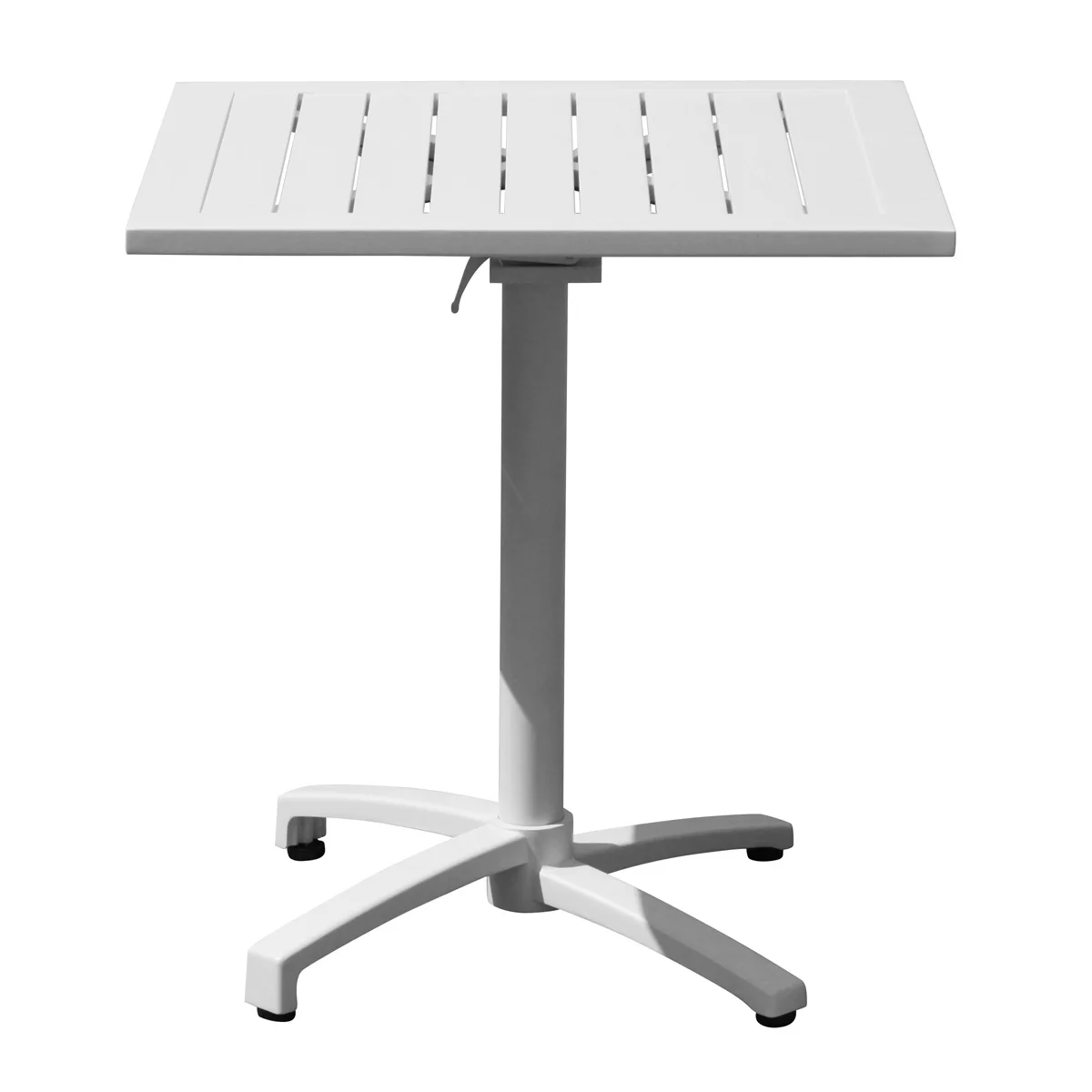 Metal Modern Commercial Garden Furniture Expandable Aluminum Folding Adjustable Coffee Outdoor Dining Table Set Chair for Cafe