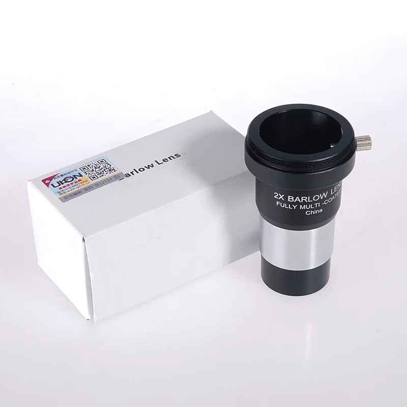 ملحق التلسكوب الفلكي 1.25 بوصة 2x عدسة بارلو عدسة تكبير معدنية