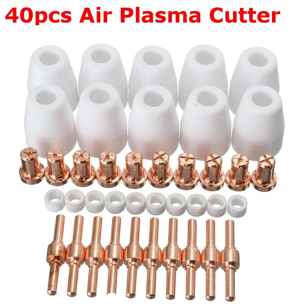 المواد الاستهلاكية قطع البلازما الهوائية تمديد صالح ل PT-31 -40 الشعلة CUT-40 50 الهواء البلازما القاطع عدة فوهات السيراميك #2