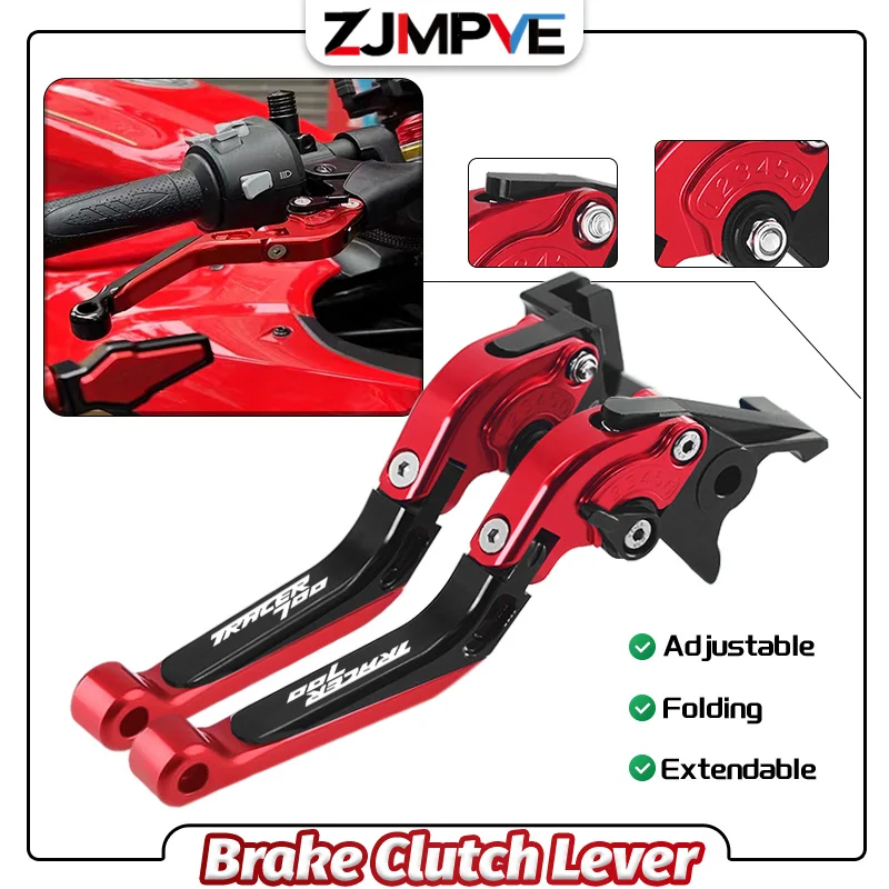 

For Tracer 700 900 TRACER700 TRACER900 Motorcycle CNC Folding Extendable Brake Clutch Levers Handlebar Adjustable Lever tracer