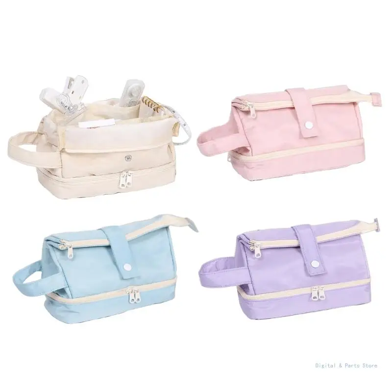 

M17F Pen Bag Desk Stationery Bag with Zipper for School & Office