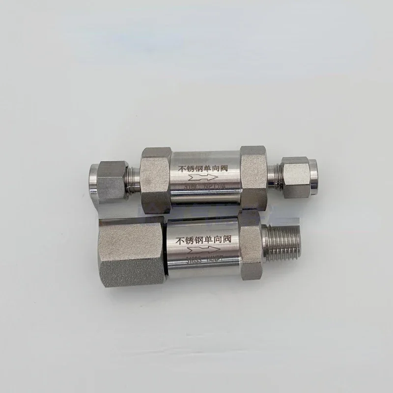 

Stainless steel check valve check valve check valve ferrule type internal thread 1/8 1/4 6mm 1/2