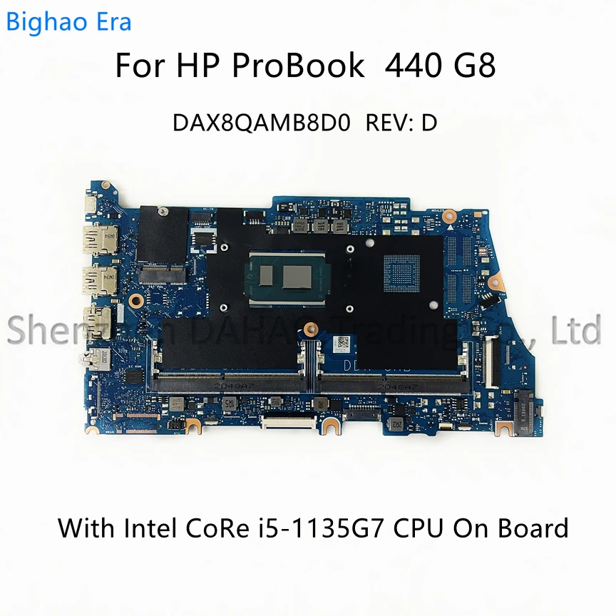 

For HP ProBook 440 G8 Laptop Motherboard DAX8QAMB8D0 With Intel CoRe i5-1135G7 i7-1165G7 CPU M21702-601 M21708-601 100% Tested