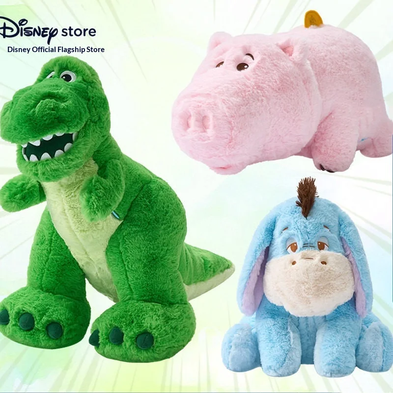 

Official 2 In 1 Soft Plush Pillow Blanket Rex Hamm Eeyore Stuffed Animal Doll Office Nap Cushion For Kids Adults