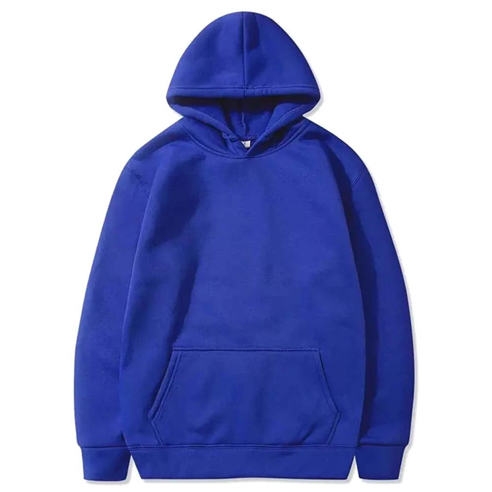 Fashion Solid Color Hoodies Men Woman Casual Hoodie Streetwear Oversized Hooded Sweatshirts Pullovers Unisex Tracksuits Clothing