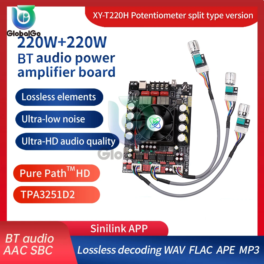 canal tpa3251 placa de amplificador de potencia de audio estereo bluetooth 52 bluetooth modulo amplificador de potencia 220wx2 xy t220h 20 01