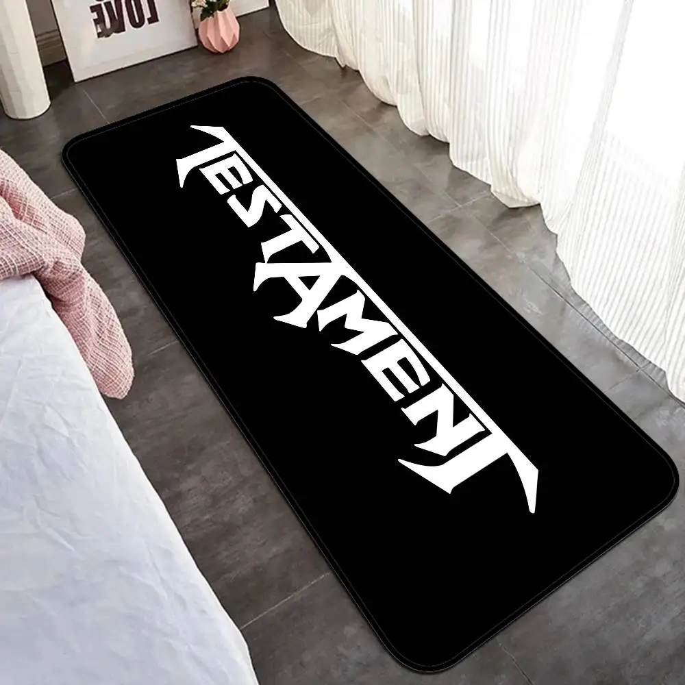 Thrash Metal Band T-Testament Kitchen Mat Nordic Style Bedroom Living Room Doormat Home Balcony Anti-Slip Welcome Rug
