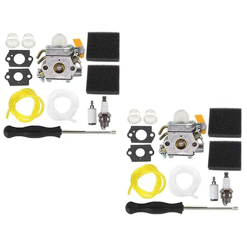 

Карбюратор AB11-2X 308054012 с комплектом воздушного фильтра для кусторезов Ryobi Homelite 25Cc 26Cc 30Cc 46Cc, аналог Zama C1U-H60