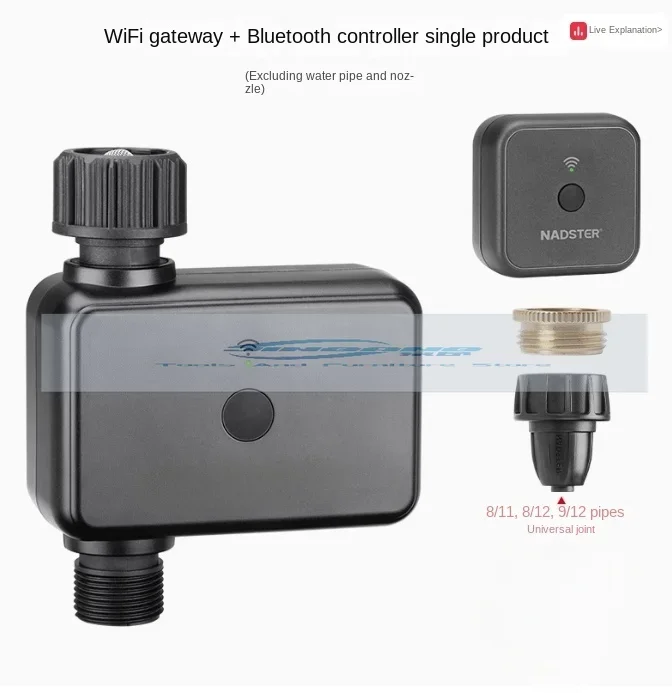 Bluetooth/WiFi Mobile Phone Remote Automatic Watering Controller Gateway Intelligent Timing Irrigation Watering Artifact