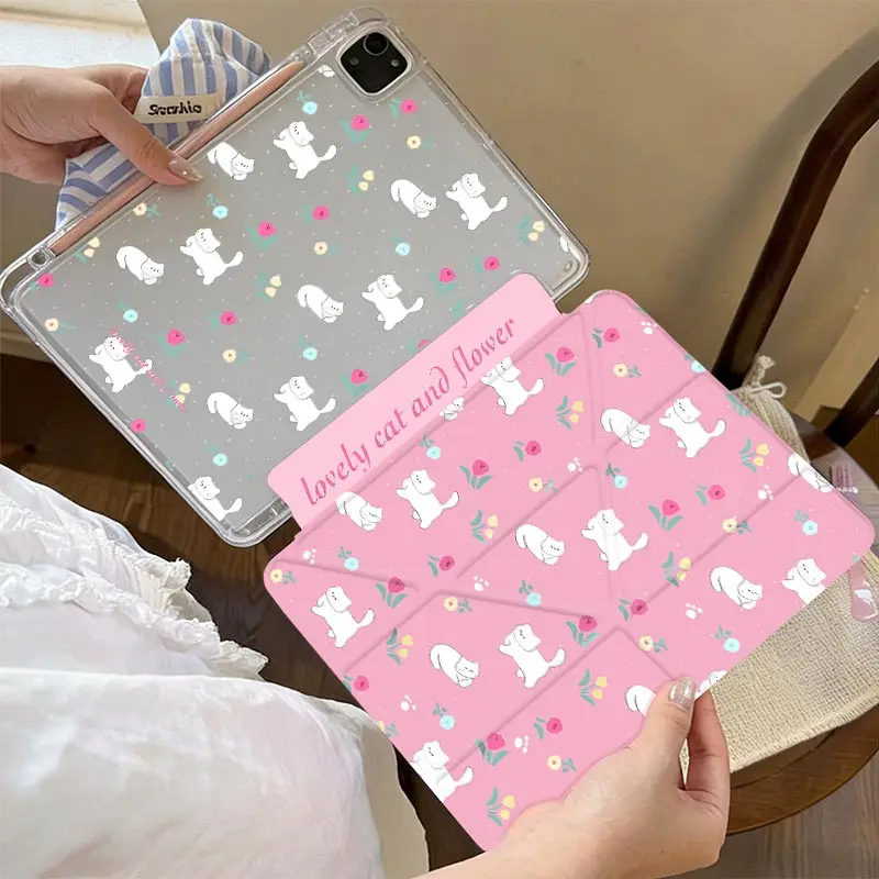 3+Y Multi-Angle Stand Cover For IPad Mini6 8.3 Air3 10.5 Pro11 iPad 10.2 7/8/9 4/5th 10.9 10th iPad A16 2025 11th Air11/13