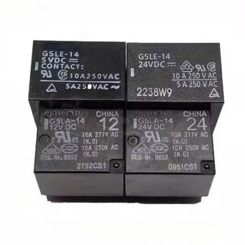 New 1pcs/lot G5LE G5LA-14 1A4-5VDC 12VDC 24VDC DC12V DC24V Small power relay