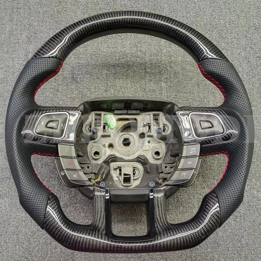 Custom Sport Carbon Fiber Steering Wheel For Land Rover Range Rover Evoque 2011 2012 2013 2014 2015 2016 2017