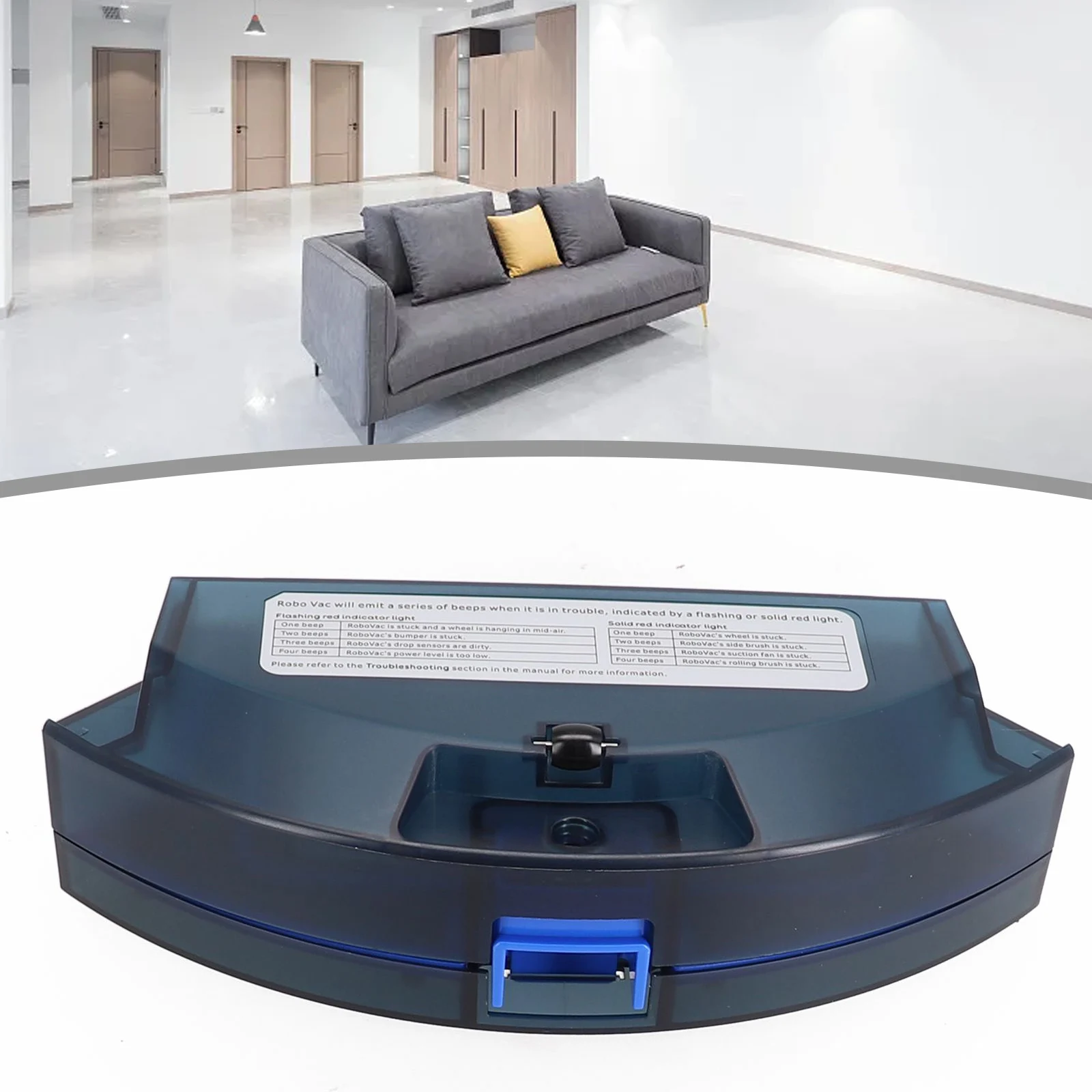 Dustbin Container Replacement For For Eufy 11S 15C 30 30C 35C 12 25C 15T Robot Vacuum Cleaner Fits Verified Models Only
