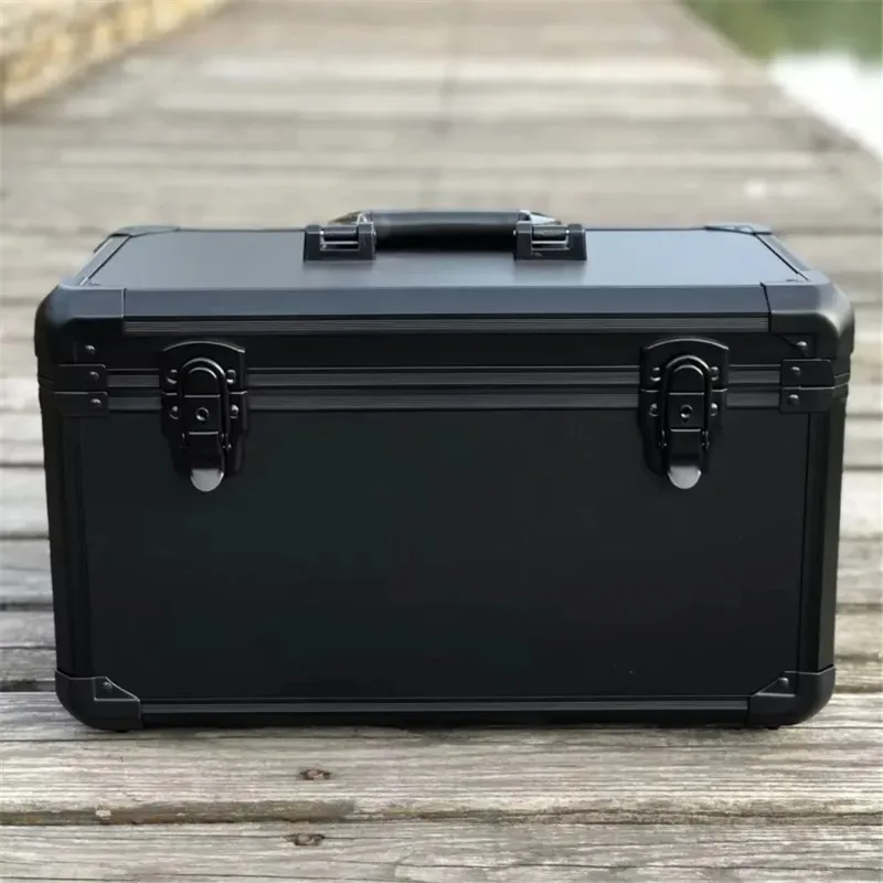 

49*29*30cm Large Toolbox Through Machine Aluminum Alloy Storage Box Equipment Aircraft Model Aluminum Alloy Packing Box