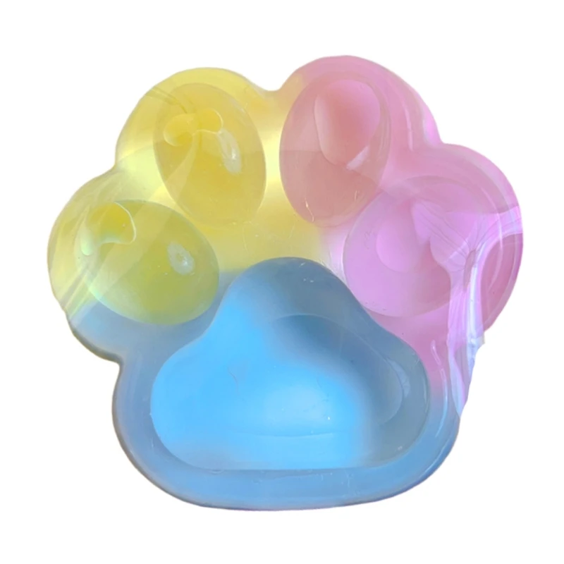 Lovely Squeeze Toy Multicolored Soft Bounce Soft Maltose Stress Toy for Men Women Cute Squeeze Paws Maltose Toy