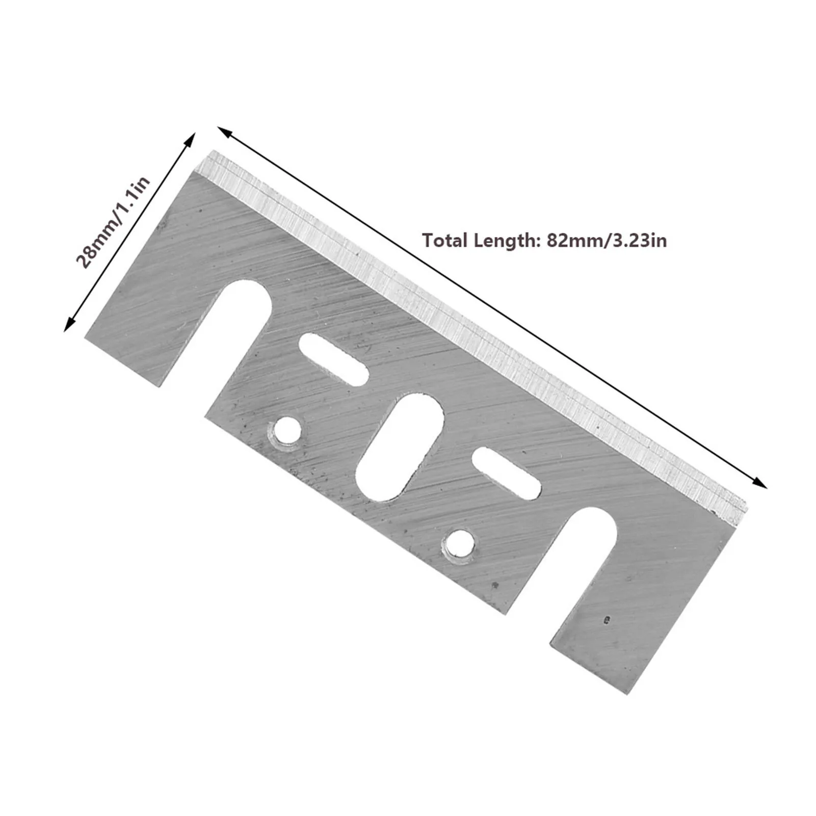 A Pair Woodworking Hand-Held Electric Planer Blade High Speed Steel Electric Planer Spare Blade Replacement Blade