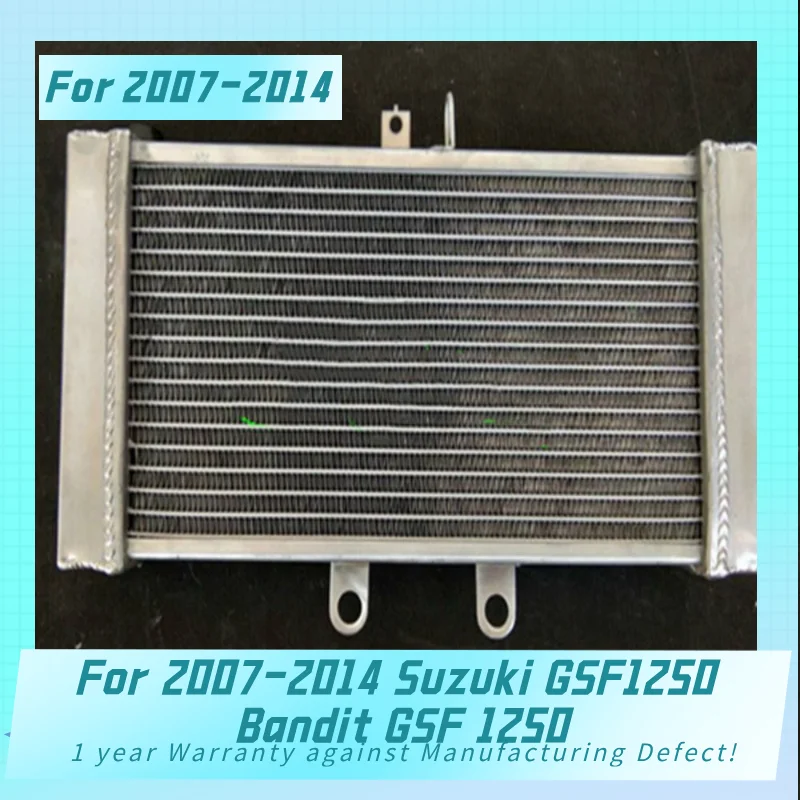 Aluminum  Radiator For 2007-2014 Suzuki GSF1250 Bandit GSF 1250 Cooler Cooling Coolant 2007 2008 2009 2010 2011 2012 2013 2014