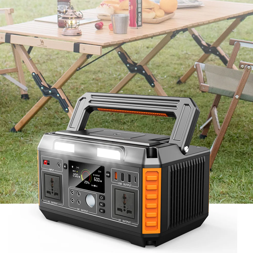 Factory direct sales 220V 110V  solar power generation portable 60w energy storage power supply lithium ion outdoor