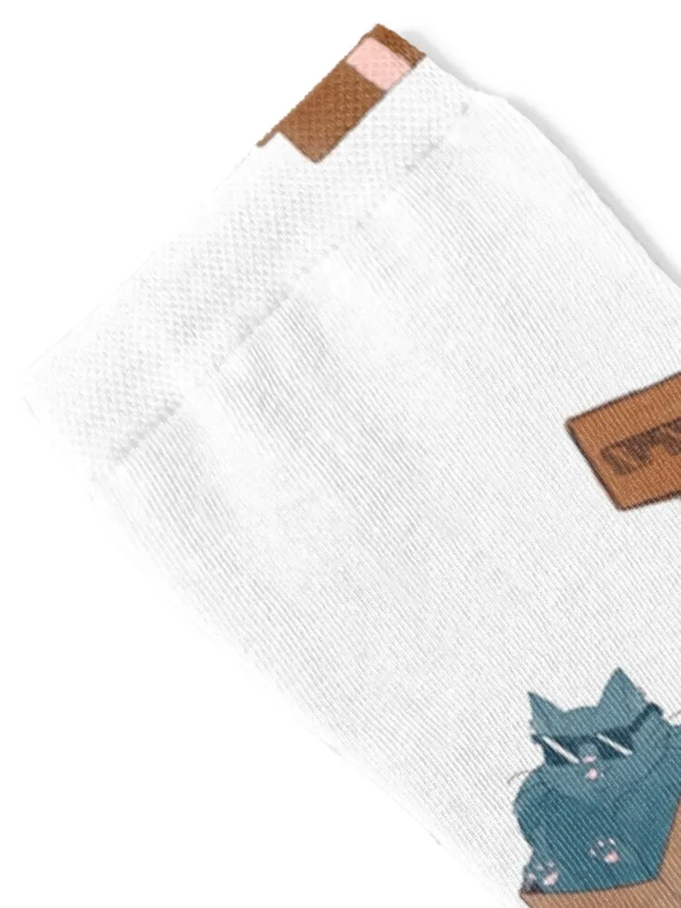Box Cats Socks loose man ankle new in's Woman Socks Men's