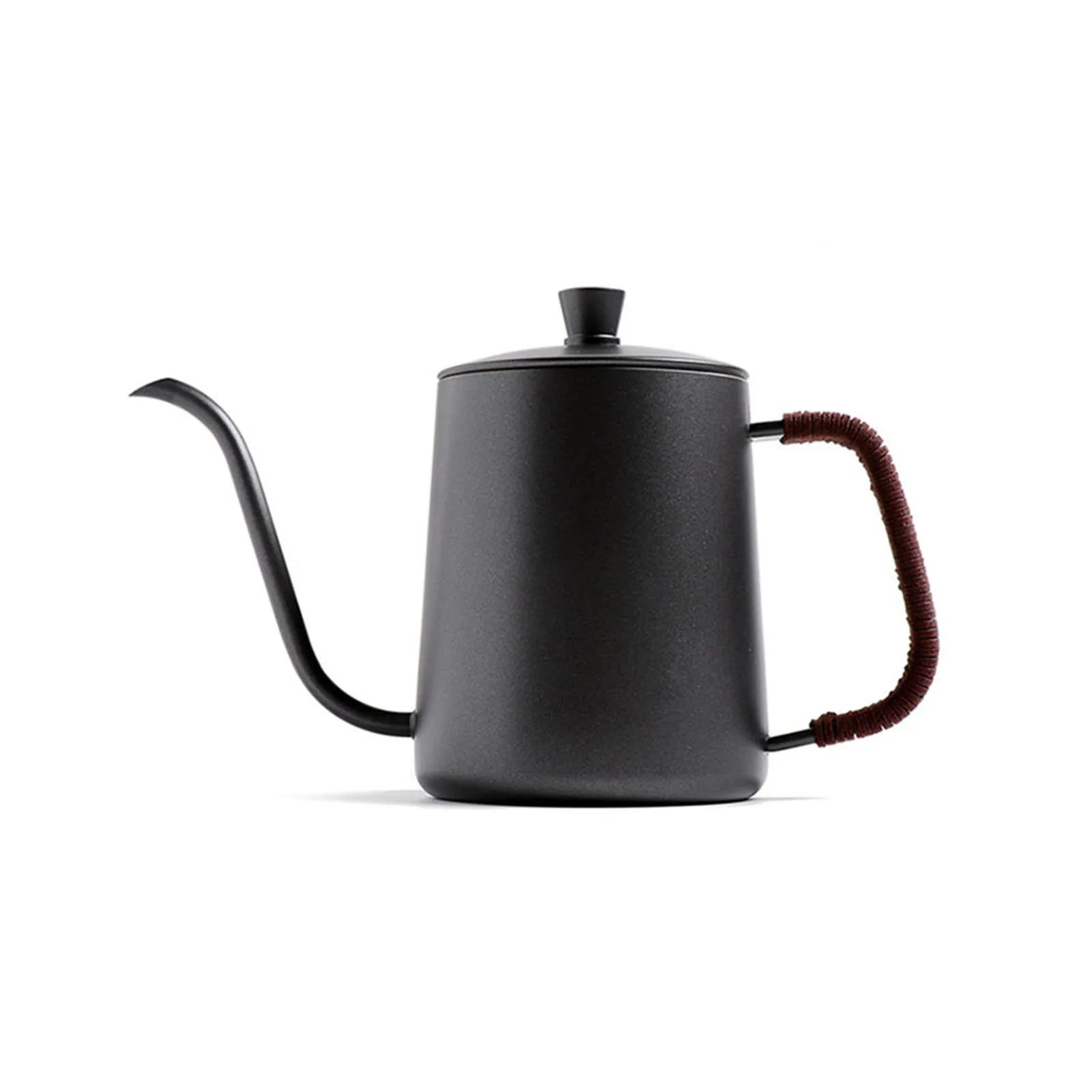 Gooseneck Coffee Pot Engineered for Barista-Style Pouring with Stainless Steel Build and Thoughtful Handle Contouring