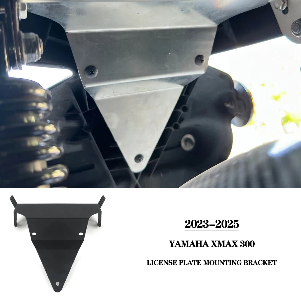 

FOR XMAX 300 XMAX300 X-MAX 300 2023- Motorcycle modification accessories license plate holder fixed bracket suitable