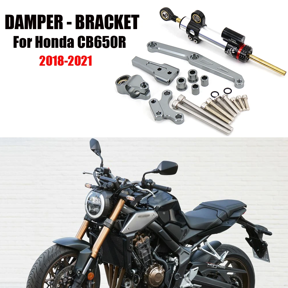 

New Motorcycle Steering Stabilize Damper Bracket Mount Motorcycle Accessories For Honda CB650R CB 650R 2018 2019 2020 2021