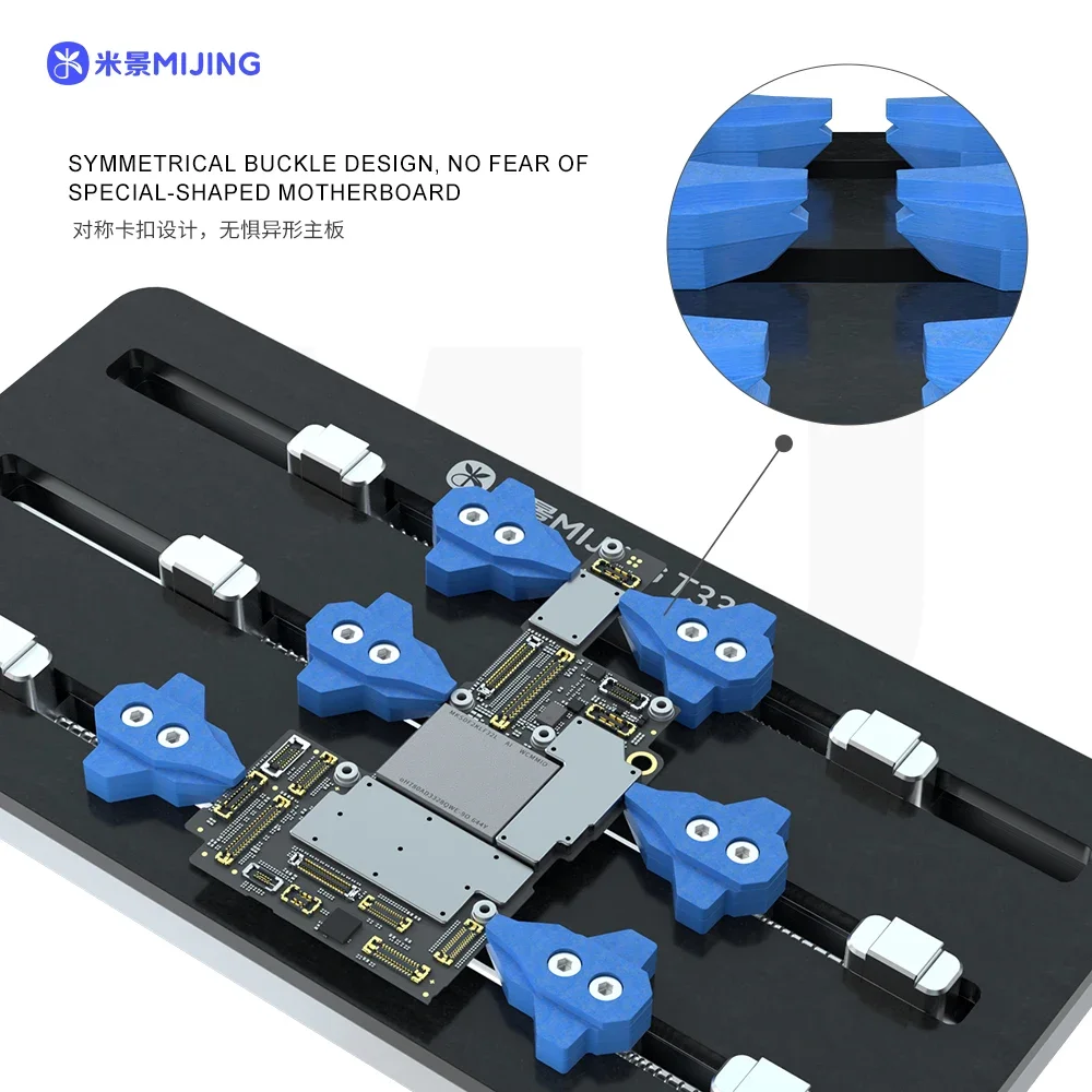 Mijing T33 Pro Motherboard Fixture Universal Adjustable PCB Board Holder For iPhone/Samsung Logic Board Soldering Repair Clamp