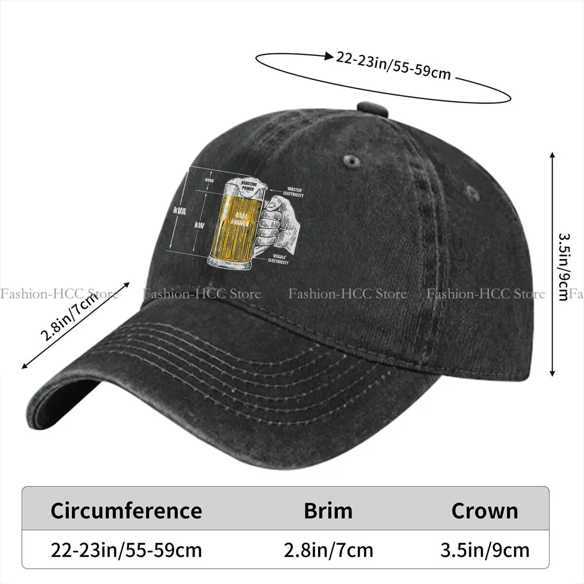 Engineer Electrical Electrician Multicolor Hat Peaked Cap Beer Illustration Personalized Visor Protection Hats