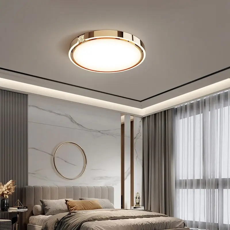 

Modern Ring LED Ceiling Light for Living Dining Room Food Tables Kitchen Bedroom Study Designer Lamp Home Decor Light Fixture