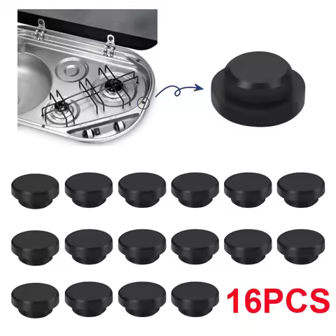 16PCS/Set Rubber Plugs for Smev Dometic Thetford Grommet Sleeve Pan Hob Support Motorhome Caravan Camper Van Trailer Accessories