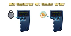 RFID Replicator NFC Reader/Writer - Supports 125kHz EM4100 Chip Cards and Proximity II Key-fob NFC Signage