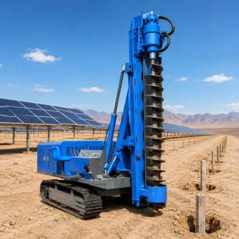 Hydraulic Pile Driver Solar Piling Rig Customized Factory Direct for PV Road Foundation and Solar Construction