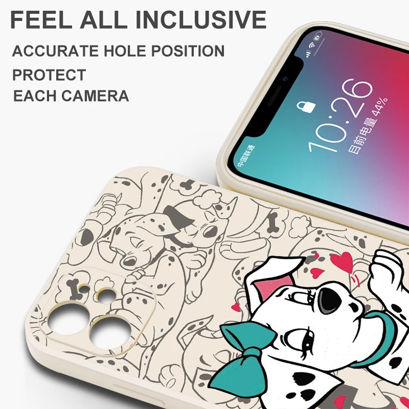 Disney Dog 101 Dalmatians For Xiaomi Redmi 13C 12 12C 10X 10C 10 9 9A 9C 9i 9AT Phone Case Liquid Silicone Shell Carcasa