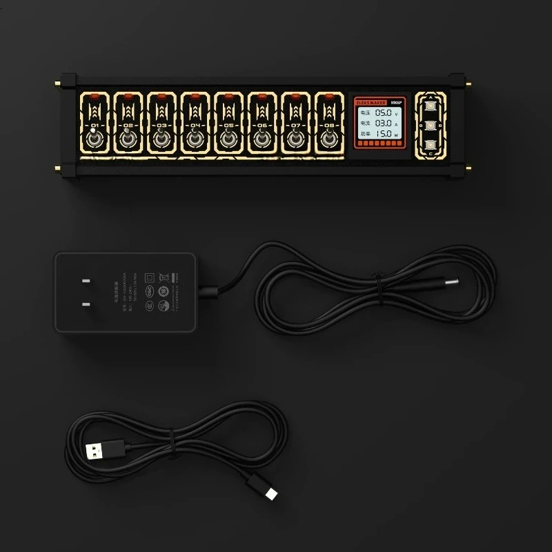 Block USB Switch Plug Independent Control Button Vintage Gold Plated Gift Voice | MK6 PRO