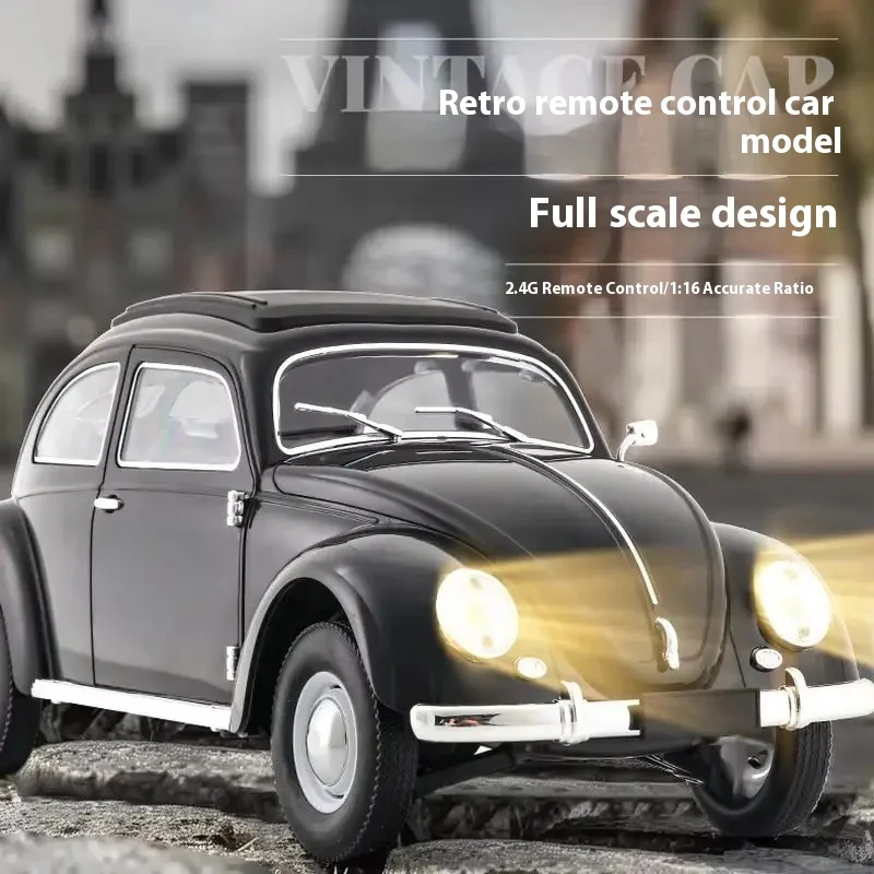 1949-1963per Vw Beetle Hardtop Berlina Modello 1:16 Wpl D62mini Auto telecomandata Giocattolo CarRemote Control Rc Arrampicata Auto Giocattolo Regalo