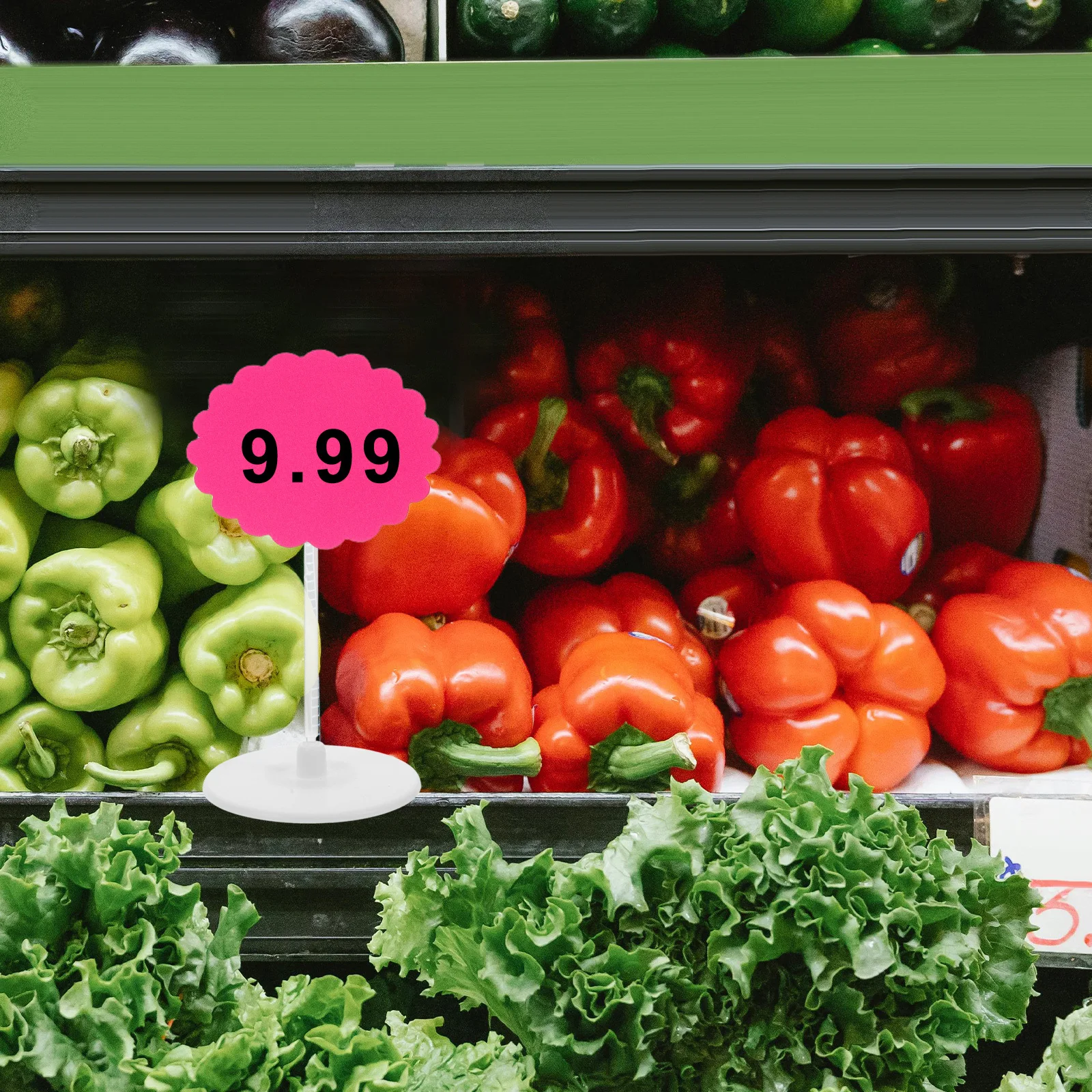 400 Stück fluoreszierende Burst-Papier-Preisschilder, kleine leere Einzelhandelsverkaufsschilder, Ladenwerbung, Versorgung, abnehmbare Etiketten, Pop