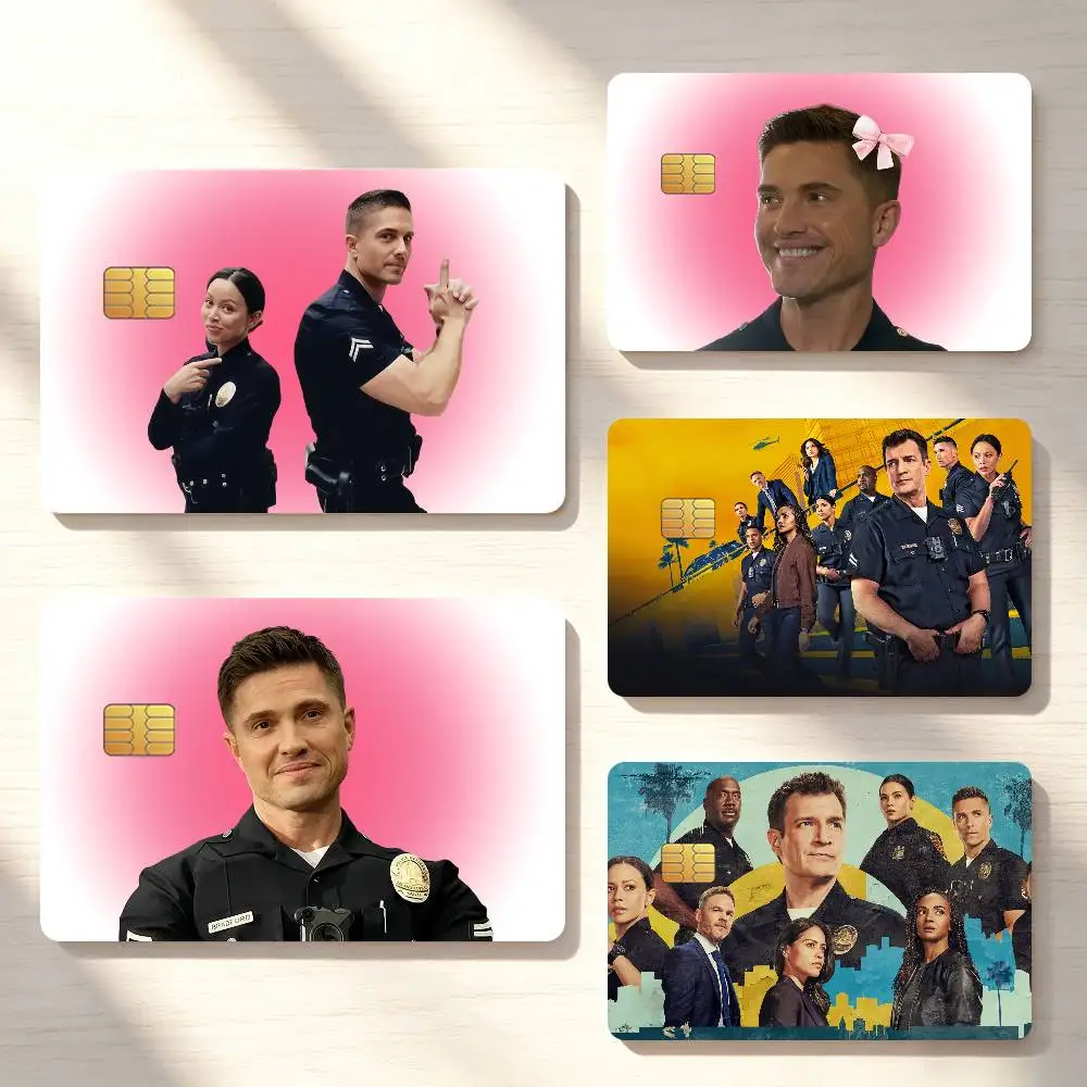 Classic Tv Show The Rookie Credit Card Skin Stickers For Bank Bus Metro Cards Waterproof Anti-Scratch Gift 4PCS