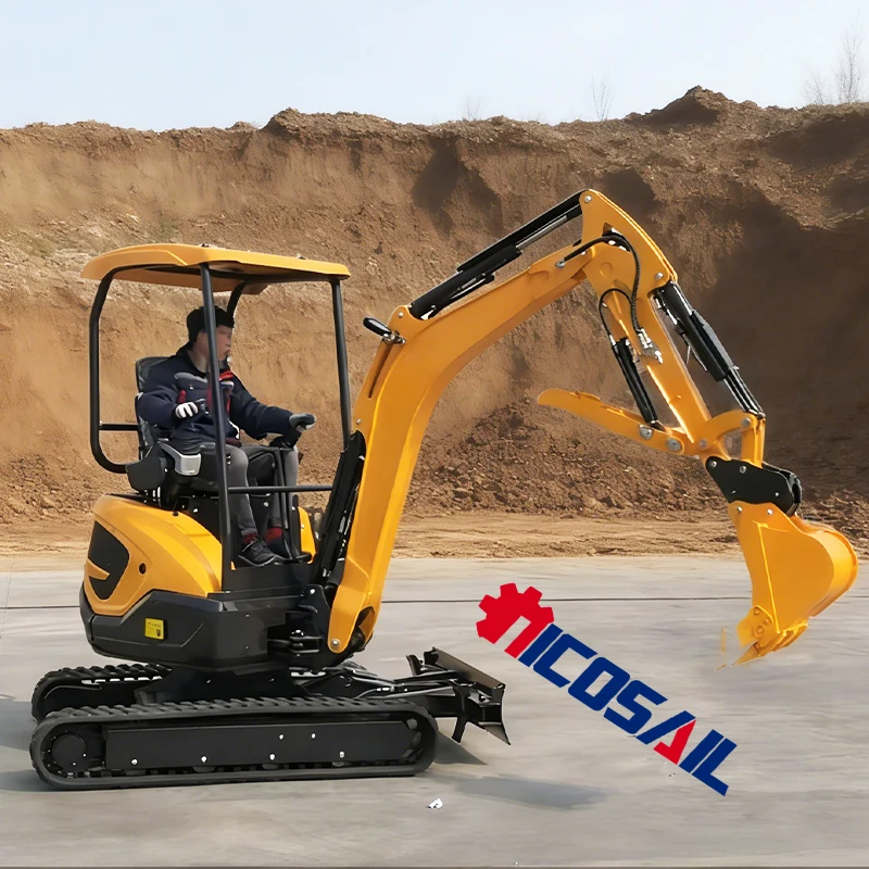 

2ton Mini Excavator With Adjustable Track Width Multi Function Small Excavator For Digging Grabbing And Lifting