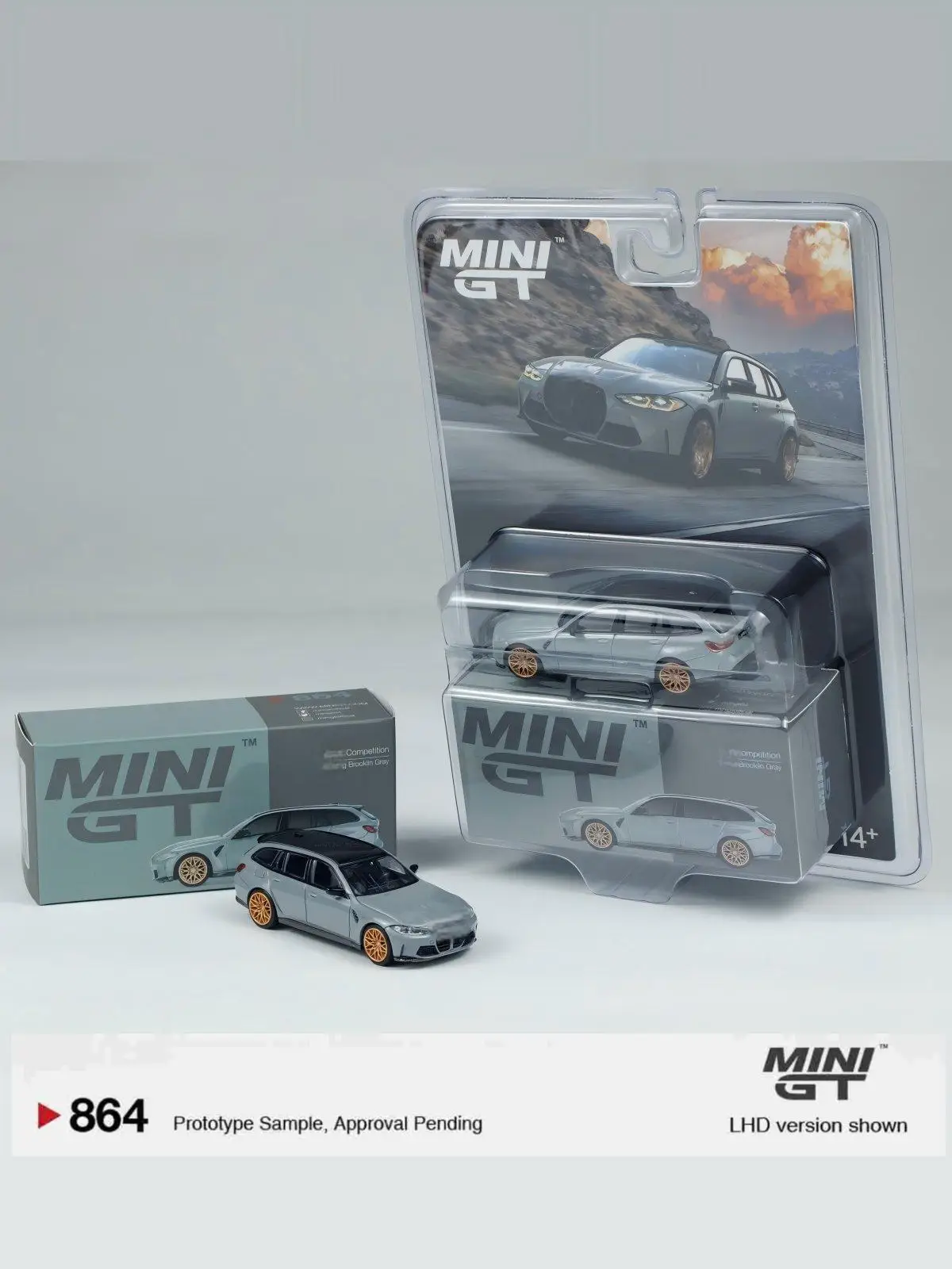 

ТСМ МИНИГТ 1:64 # 864 BL Competition Touring Brooklyn Grey Blister Упаковка Литая под давлением модель автомобиля из сплава Коллекция подарков