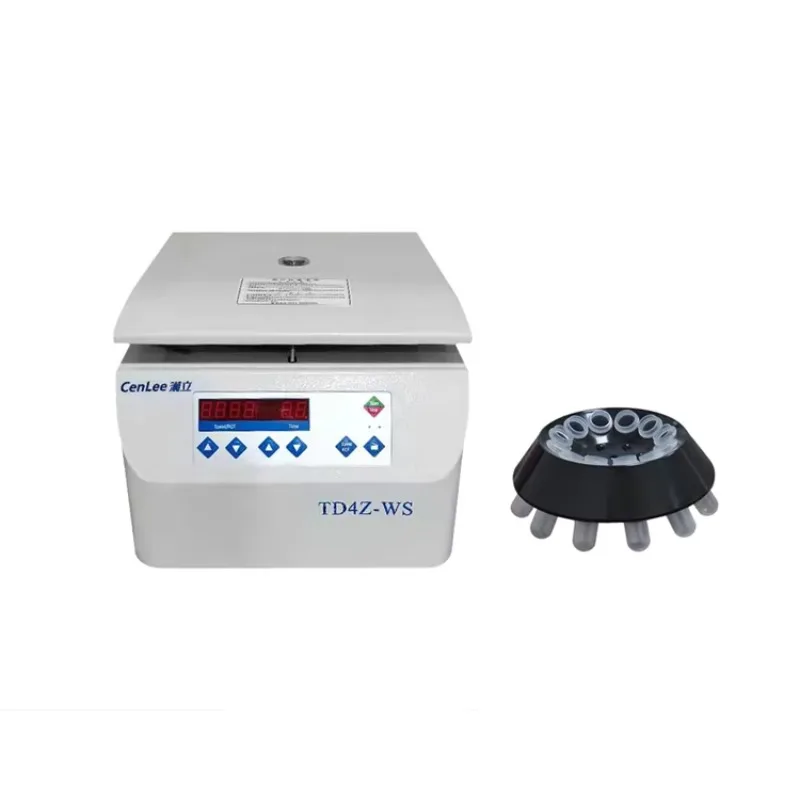 

TD4Z WS Desktop Low Speed Centrifuge DC Brushless Motor 4000rpm 2200xg with Angle Rotor 12pcs 15/20ml Tubes Lab Centrifuge