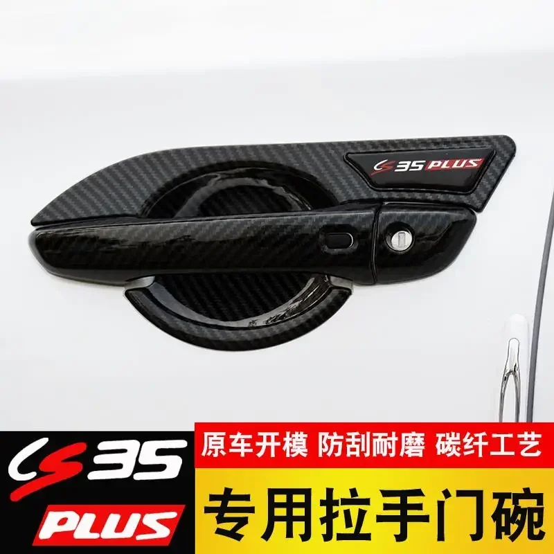 

For Changan Cs35plus 2018-2021 Adesivo De Puxador Externo Da Tigela Porta High-quality Abs Chrome Car Accessories Styling