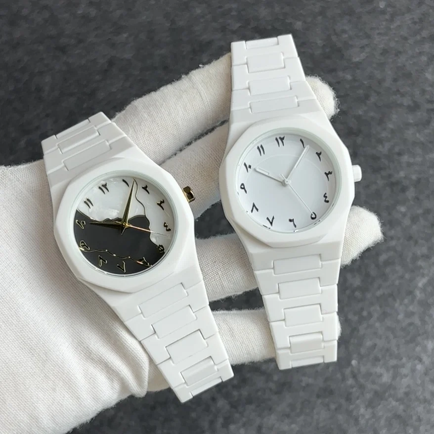 

2025 современные минималистичные эскизы, креативный дизайн, водонепроницаемые женские часы, креативные кварцевые мужские часы с арабскими цифрами на Ближнем Востоке