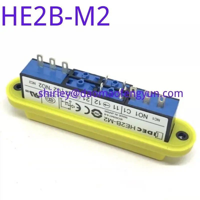 Imagem -03 - Brand Novidades Original He2b-m2 He2b-m200py-m222py Yellow Permitir Interruptor 14 Pinos por