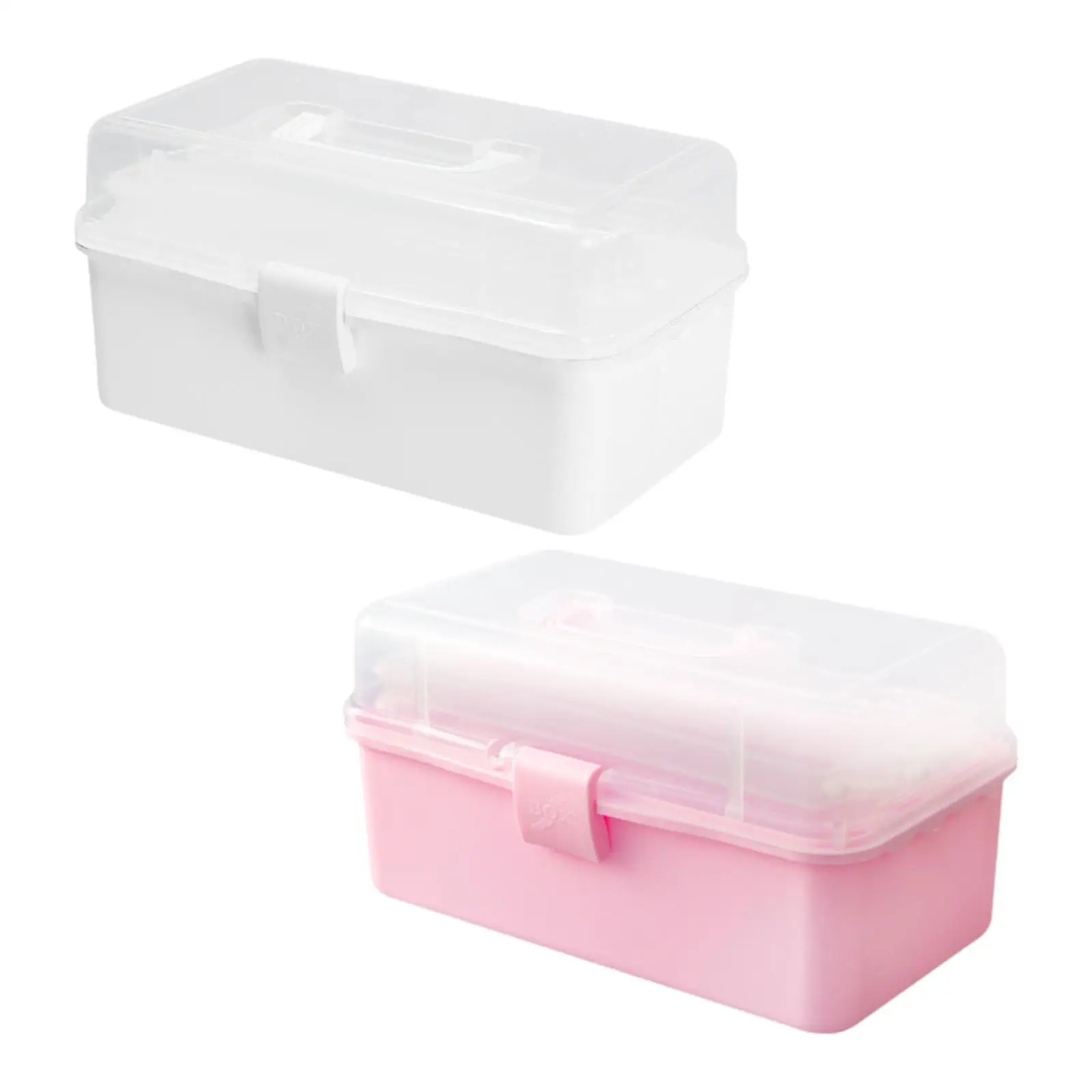 Building Blocks Storage Box with Lid Portable with Carrying Handle Art Craft Storage Box for Home Living Room Bedroom Playroom