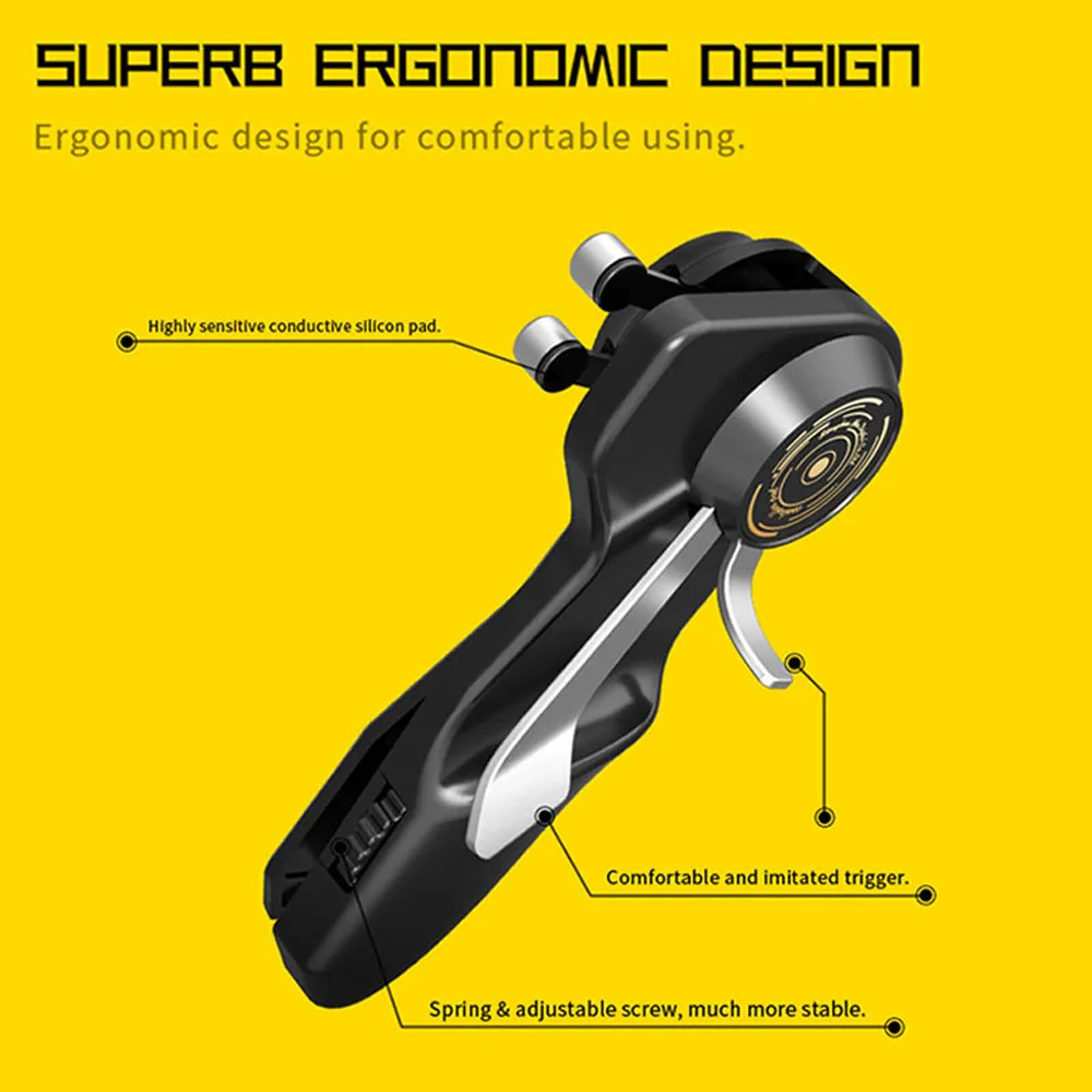 For PUBG For Tablet Trigger Games Accessories Metal Aim Key Joystick Grip Trigger Gamepad Controller Fire Button